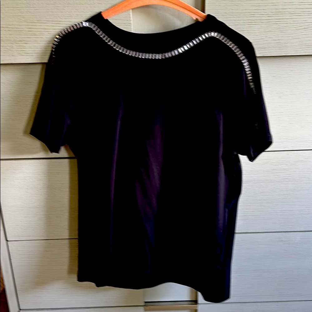 Black Embellished Women's Top